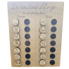 Tableau de rituels pour enfants en bois | Créa-tiflow