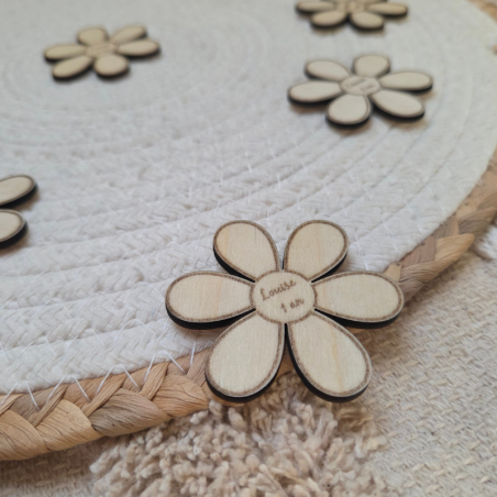 Magnet fleur cadeau invité mariage | Créa-tiflow