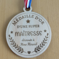 Médaille d'or maître ou maîtresse | Créa-tiflow