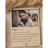 Cadre photo "Super Papa" personnalisé | Créa-tiflow