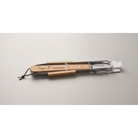 Kit à barbecue personnalisé en bois | Créa-tiflow