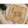 Plateau apéro en bois personnalisé | Créa-tiflow