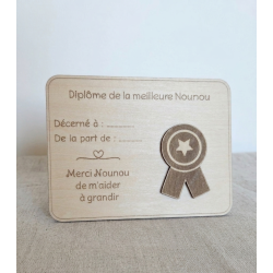 Diplôme personnalisé maître ou maîtresse | Créa-tiflow