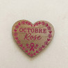 Coeur "Octobre Rose"