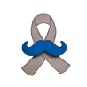 Ruban moustache en relief