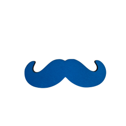 Badge moustache