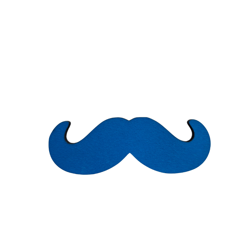Badge moustache