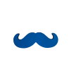 Badge moustache