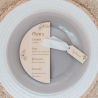Menu de mariage gravé en bois | Créa-tiflow